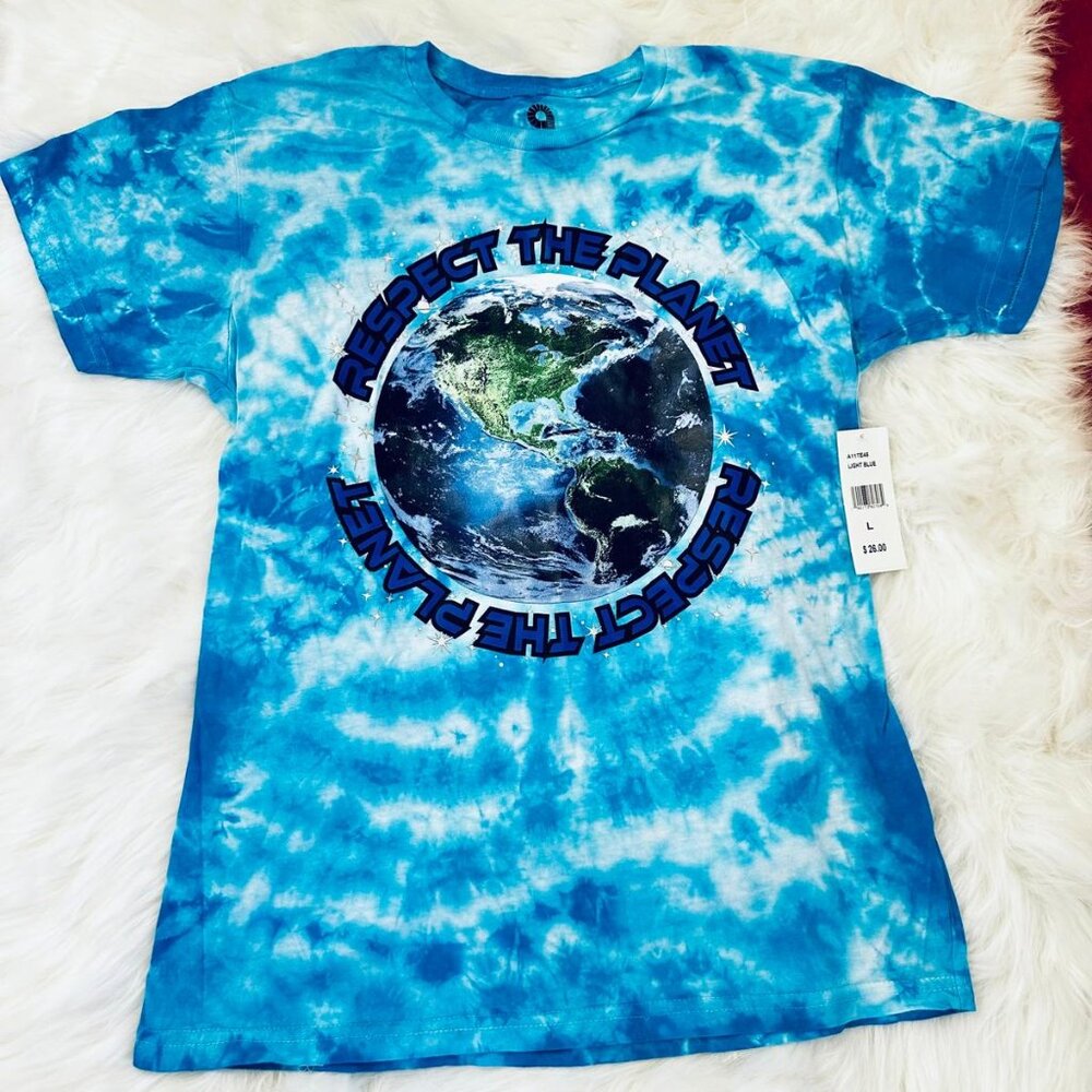 Camiseta Unisex Moda Gráfico Abstracto Manga Corta Ropa Activa Azul celeste